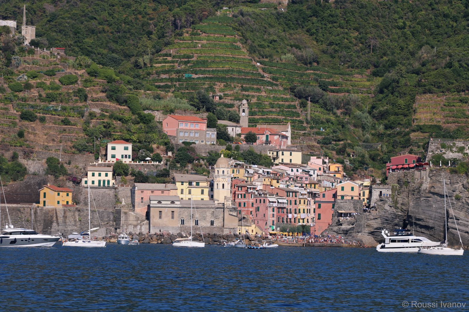 Vernazza from the sea