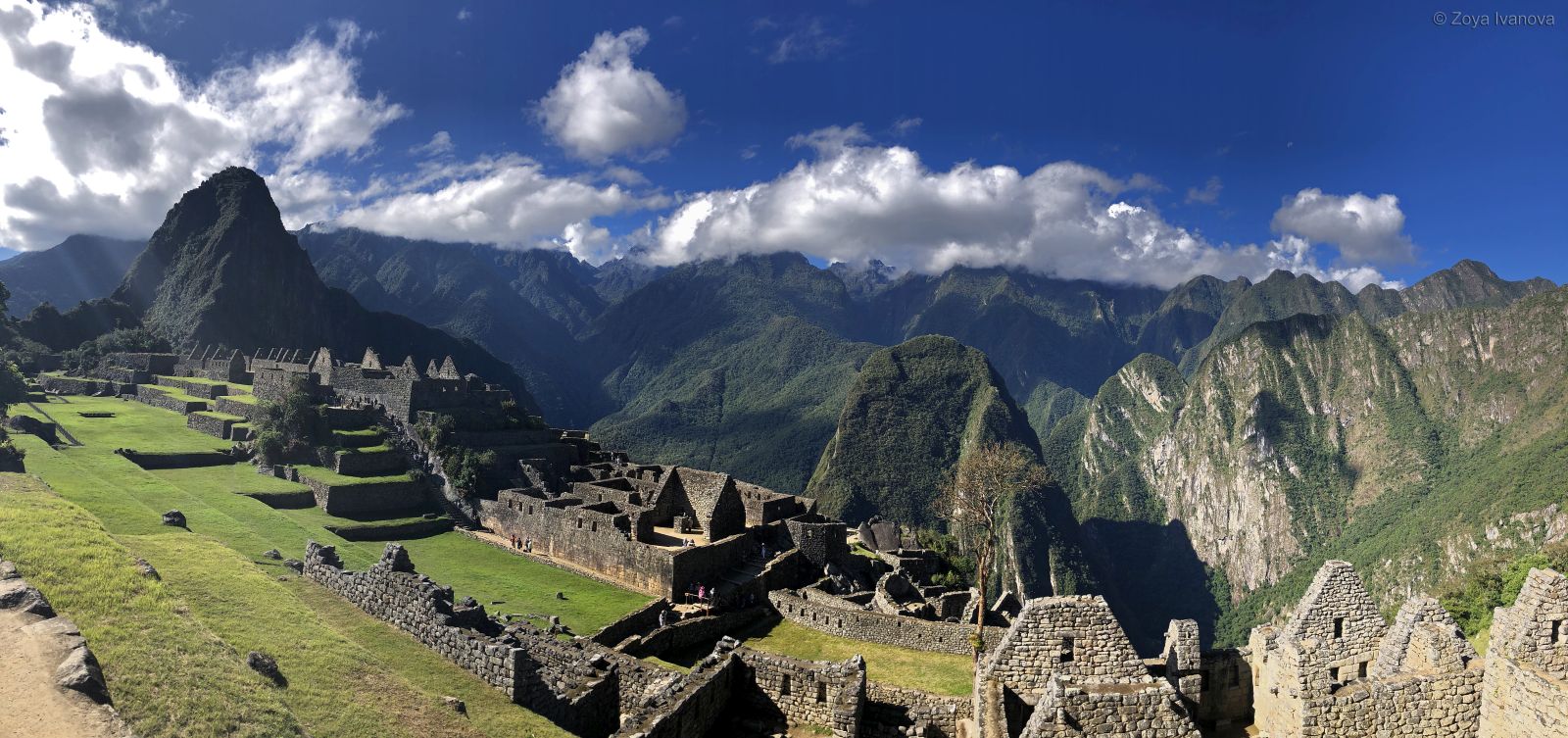 Panorama of Machu Picchu